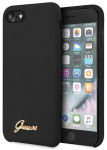 Telefoni &uuml;mbris Guess Hard Case Silicone Vintage Gold Logo for iPhone 7/8, iPhone 7/Apple iPhone 8, must v.