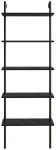 P&otilde;randariiul Kalune Design Paula 541HDL1304, must v., 174 cm x 60 cm x 22 cm