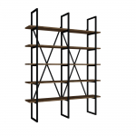 P&otilde;randariiul Kalune Design Burgaz, pruun v./must v., 160 cm x 126 cm x 26 cm