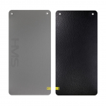 Fitness- ja joogamatt HMS Premium MFK02, must v./hall v., 120 cm x 60 cm x 2 cm