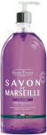 Vedelseep gl&uuml;tseriiniga Beauterra Marseille, lavendel, 1000 ml