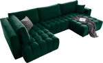 Nurgadiivan Bonito Loco 35, tumeroheline v., parem, 170 x 340 cm x 92 cm