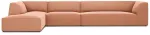 Nurgadiivan Micadoni Home Ruby 5 Seats, roosa v., vasak, 366 x 180 cm x 69 cm