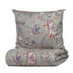 Voodipesukomplekt Homla Claras Basic 997918, hall/mitmev&auml;rviline, 200 x 220 cm