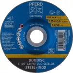 L&otilde;ike- ja lihvimisketas Pferd E125-2.8 A46 P PSF-INOX-DUO, 125 mm x 2.8 mm x 22.23 mm