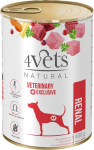 M&auml;rg koeratoit 4Vets Natural Veterinary Exclusive Renal, 0.4 kg