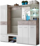 Esiku m&ouml;&ouml;blikomplekt ASM Gustavo IX, sise, valge v./beež v.