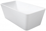 Vann, teisaldatav Besco Evita, 160 cm x 80 cm x 58 cm, ristk&uuml;lik, kuldne/valge