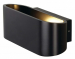 Valgusti seinale SLV Ossa 180, R7s, 1 x 100 W, must v.