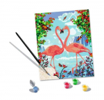 Loominguline maalikomplekt, flamingo, mitmev&auml;rviline
