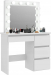 Tualettlaud Funfit, valge v., 135.6 cm x 40 cm x 100 cm