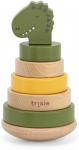 Puidust p&uuml;ramiid, dinosaurus Trixie, 17.5 cm, pruun v./roheline v.