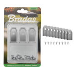 Terad robotniiduki Bradas Neutral, h&otilde;be, 9 tk