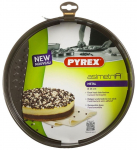 Tordi- ja koogivorm Pyrex Asimetria, must v., 26 cm x 26 cm