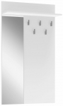 Seinale kinnitatav riidepuu Lima, 120 cm, valge v.