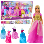 Nukk aksessuaaridega Lean Toys Anlily Lets Change Clothes, 30 cm, mitmev&auml;rviline