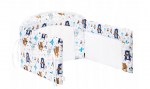 Kaitsepiire Slim Bear & Fox, sinine/pruun/valge, 270 cm x 38 cm