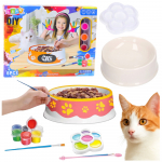 Joonistustarvik Lean Toys DIY Cats Food Basin, mitmev&auml;rviline