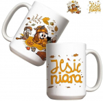 Tass Molom Jesieniara, valge/kollane, 0.440 l