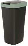 Pr&uuml;gikast Prosperplast Compacta Q, must v./roheline v., 25 l, 52.6 cm x 26.4 cm