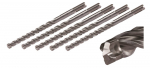 Puuride komplekt Makita Nemesis 2 B-63426, raudbetoon, keermega, sds plus, 10 mm x 21.5 cm