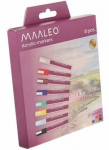Akr&uuml;&uuml;lmarkerid Maaleo 27052, &uuml;hepoolsed, mitmev&auml;rviline, 8 tk
