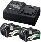 Aku ja laadija komplekt HiKOKI UC18YSL3WHZ, 18 V, li-ion, 5000 mAh