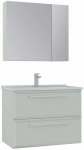 Vannitoa m&ouml;&ouml;bli komplekt Kalune Design Nuvola 80 v2-184, ka&scaron;miir v., 50 cm x 80 cm x 62 cm