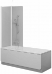 Vannisein Ravak CVS2 Left, 100 cm x 150 cm, l&auml;bipaistev v./valge matt v./l&auml;bipaistev