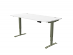 Arvutilaud reguleeritava k&otilde;rgusega Desktronic HomePro 40 853, 180 cm x 80 cm, 126 cm, valge v./roheline v.