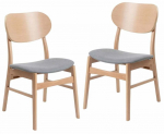 Toolide komplekt Homla Nergu 245326, matt, pruun v./hall v., 54 cm x 46 cm x 80 cm, 2 tk