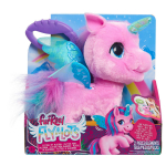 Kahjustatud pakendiga toode. Interaktiivne m&auml;nguasi Hasbro Furreal Fly A Lots Alicorn, 22.86 cm, roosa v.