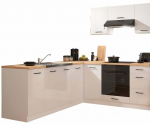 K&ouml;&ouml;gikomplekt Junona Line, valge v./bernstein oak v., 2.2 m