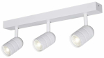 Valgusti lagi CristalRecord Mycro 43-214-03-000, GU10, 3 x 10 W, valge v. / alumiinium v.