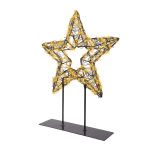 J&otilde;uludekoratsioon Lumineo LED-valgustusega, 37 cm, must v.