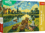 Pusle Trefl Inspired By Art Trefliks Family Feeding The Capybaras 16563, 27.5 cm x 41 cm, 100 tk, mitmev&auml;rviline