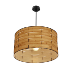 Valgusti rippuv Candellux Lighting Fiana 31-41555, E27, 1 x 60 W, pruun v. / must v.