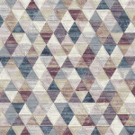 Vaip Domoletti Argentum 063-0263 9191, eriv&auml;rviline/sinine v./pruun v., 290 cm x 200 cm