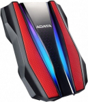 K&otilde;vaketas Adata HD770G, HDD, 1 TB, must v./punane v.