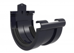Vihmaveerenni &uuml;hendus Scala G125, pol&uuml;vin&uuml;&uuml;lkloriid (pvc), must v.