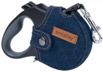 Automaatne jalutusrihm Amiplay Denim, tumesinine, S 3m