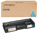 Printerikassett Ricoh 407544, ts&uuml;aansinine (cyan) v.