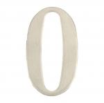 Uksenumber Haushalt SS-0, 6.2 cm x 3.5 cm, roostevaba teras, roostevaba teras