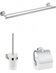 Vannitoatarvikute komplekt Hansgrohe Logis Universal 3in1 Basic, 13.8 cm x 2.6 cm x 9.2 cm