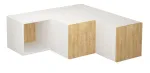 TV-laud Kalune Design Compact, tamm v./valge v., 92 cm x 90 cm x 32 cm