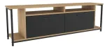 TV-laud Kalune Design Omar, tamm v./must v., 35 cm x 160 cm x 50.8 cm