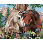 Teemantmosaiik Norimpex Diamond Mosaic Horses In Love, mitmev&auml;rviline