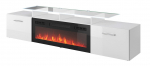 TV-laud Cama Meble Rova, valge v., 190 cm x 37 cm x 48 cm
