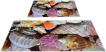 Vannitoamattide komplekt Foutastic 299ANR1558, mitmev&auml;rviline, 150 cm x 60 cm