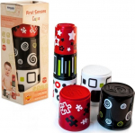 Arendav m&auml;ng Miniland First Senses Cups, 46 cm, mitmev&auml;rviline